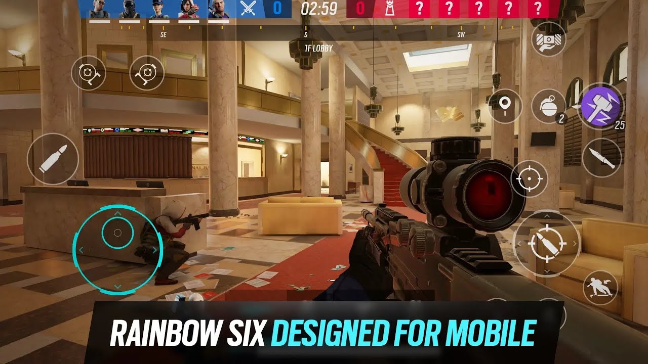 رسميا، صدرت اللعبة الجماعية الرهيبة Rainbow six mobile للاندرويد 