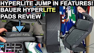 Hyperlite jump in features! Bauer Hyperlite vs Vapor 2X Pro hockey goalie pads Snap Shot review