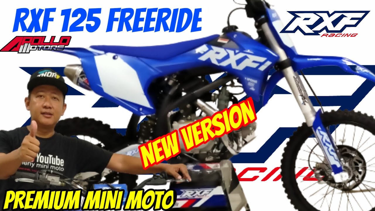 VERSI TERBARU RXF 125 FREERIDE PREMIUM MINI MOTO APOLLO MOTOR 🔥