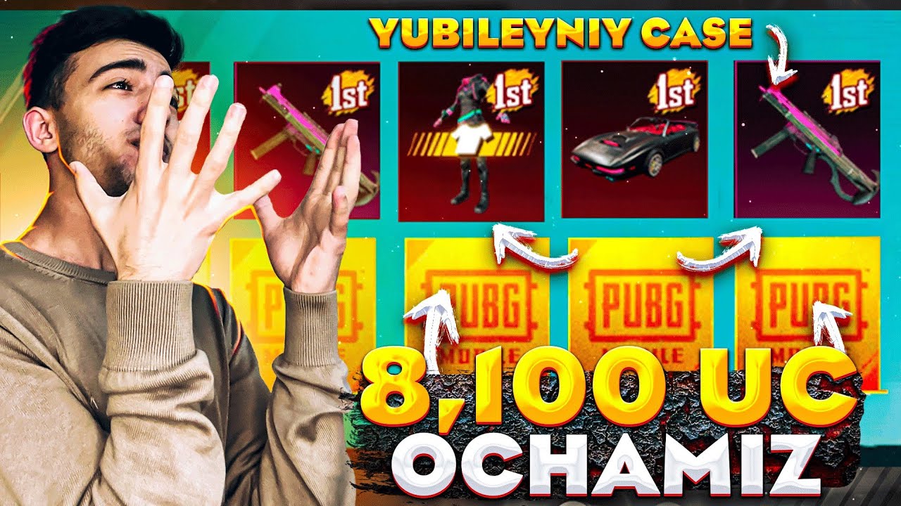8,100 UC YUBILEY UMP OCHDIK 🔥 – OMADLI KEYS – PUBG MOBILE!!!