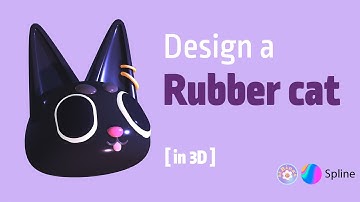Timelapse: Making Rubber Cat in 3D with Spline