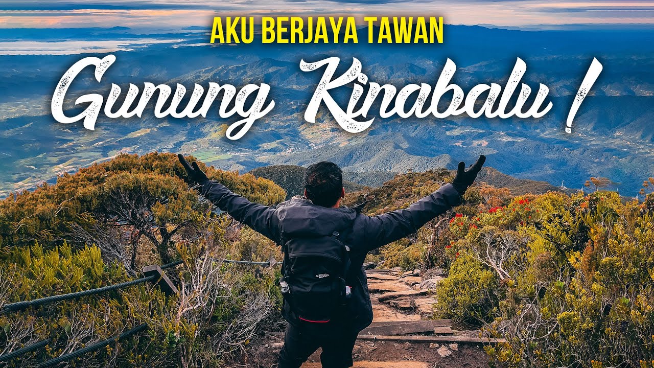 Aku Berjaya Tawan Gunung Kinabalu dalam Ribut! Sabah memang EPIC!
