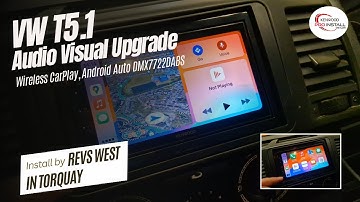 CarPlay in VW T5.1 Transport Audio Upgrade KENWOOD DMX5020DABS #vw #caraudio #carplay