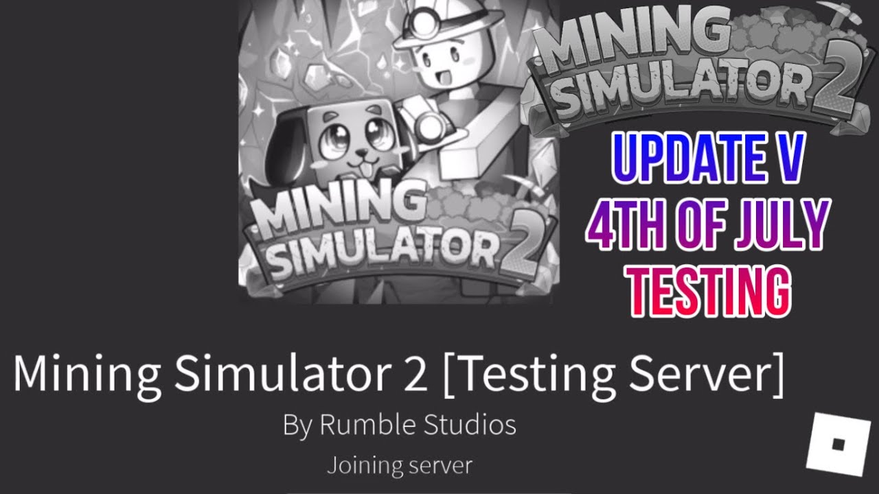 Mining Simulator 2 Testing Server Update 5 Experience! (Roblox)