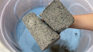 New Satisfying crumbling of black gritty sand water dipping crumbling💦#relax #viralvideo💦💦RS Craving