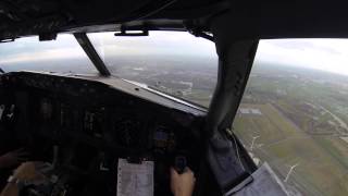 Amsterdam Schiphol Boeing 738 Landing - GoPro Hero 3