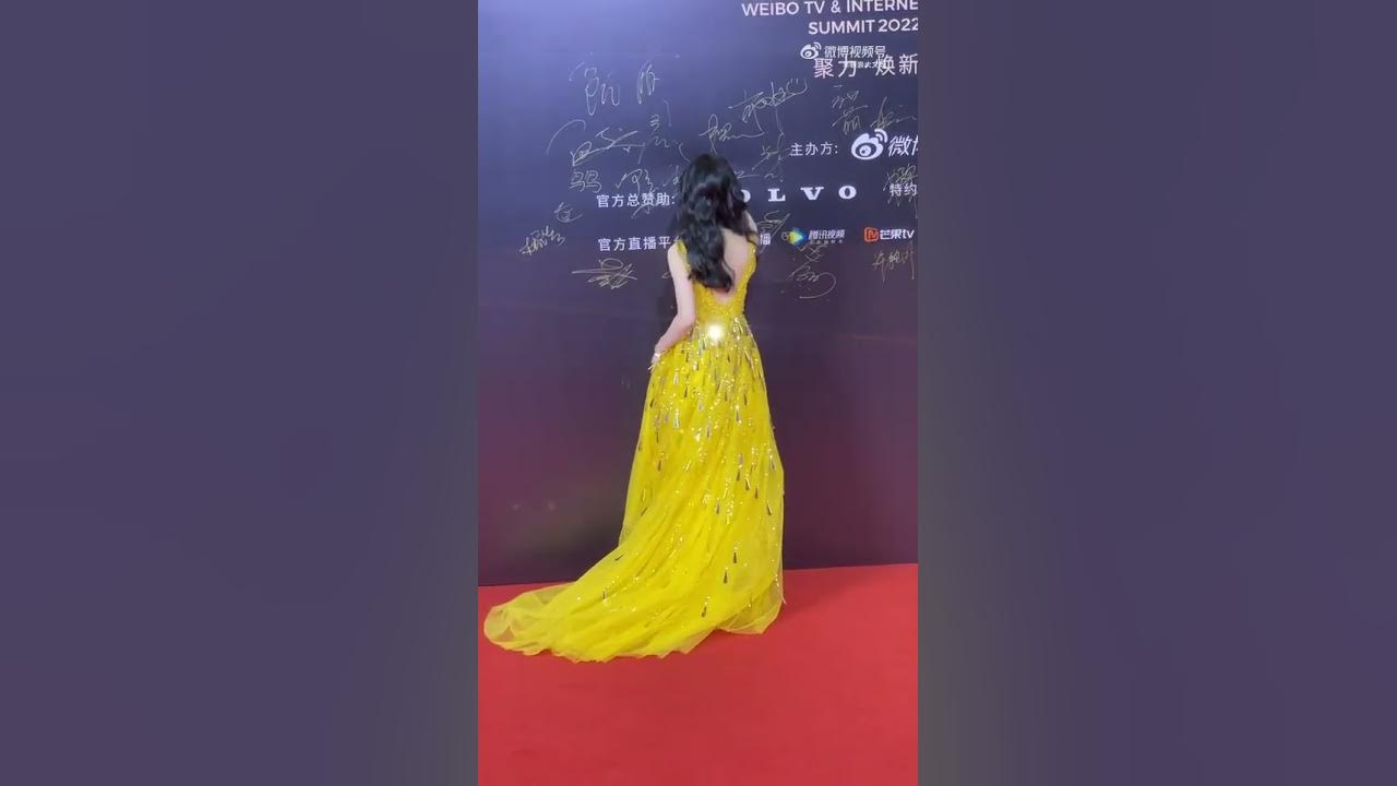 Zhao Liying Attend Weibo Night Red-Carpet - Youtube