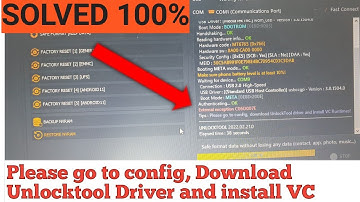 VC Runtime Error Solve Driver Error UnlockTool 2022 Install