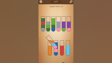 New Water Sort Puzzle Level  77
