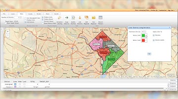 Esri Redistricting - Deviation Coloring