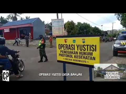 Operasi Yustisi didesa banjarejo kecamatan Donomulyo  YouTube
