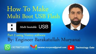 How to make Multi Boot USB Flash using Ventoy software @Technologygate-barakat 