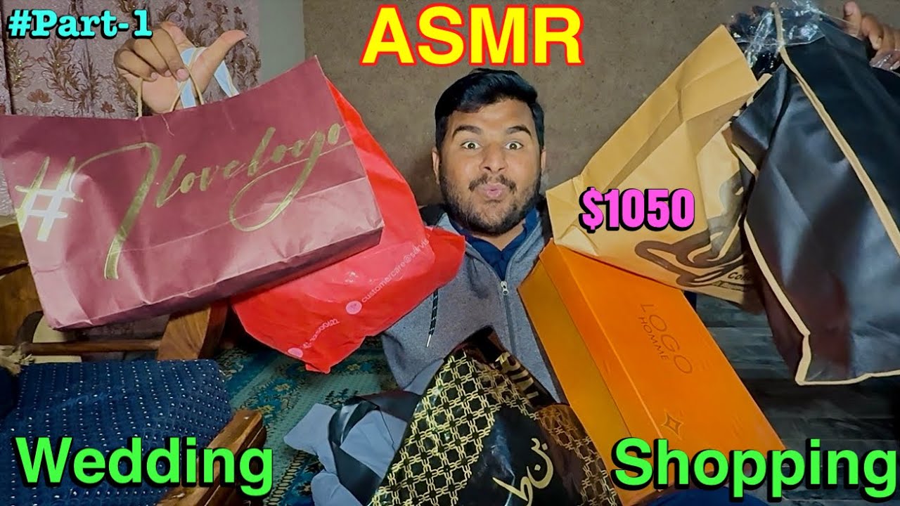 Asmr with Wedding Shopping 🛍️ $1050 💵 #part1 