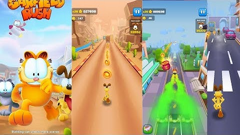 GARFIELD RUSH|RUNNING GAME|KIDS GAME