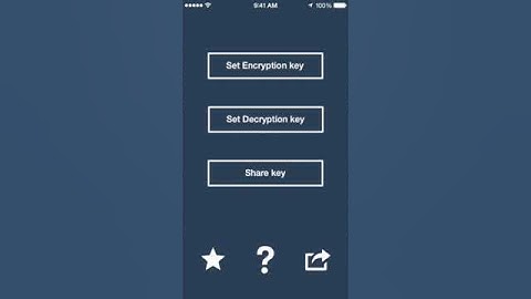 Decrypt messages using Secure Text Keyboard for iPhone