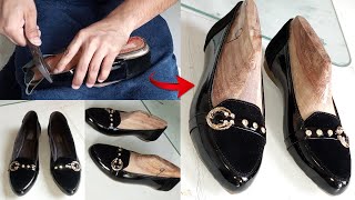 How to Make Handmade Ballet Shoe with Simple Tools | Easy Ballet Shoe Making Tutorial