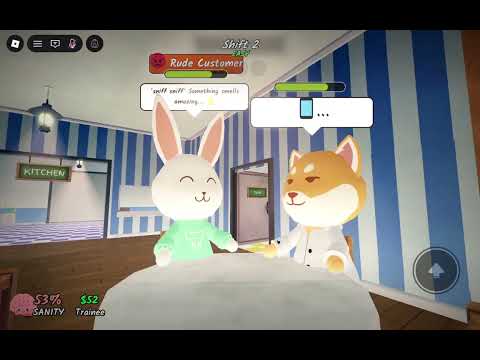 Playing roblox animal restaurant anomaly part 1