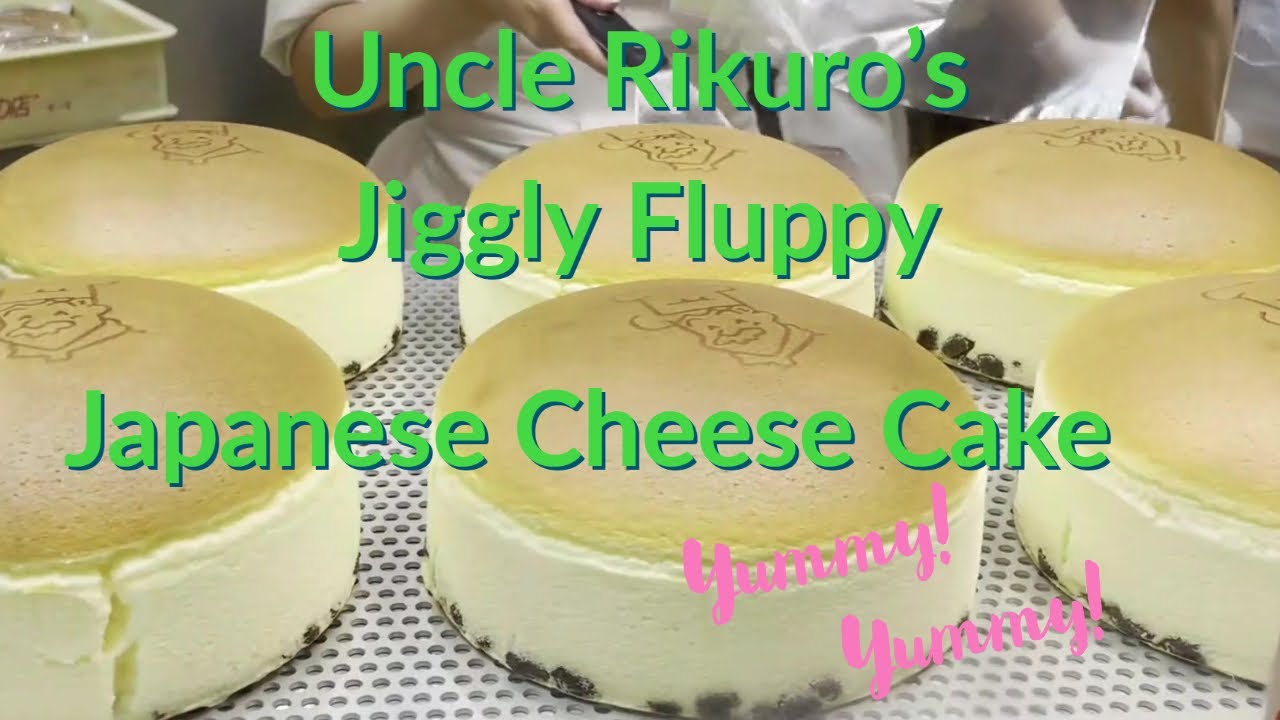 Jiggly Fluffy Japanese Cheese Cake Osaka YouTube