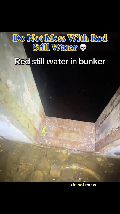 Do Not Mess With Red Still Water 💀 #dangerous