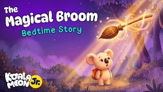 The Magical Broomstick 🧹 ✨ CUTE Toddler Bedtime Story 💤 with Relaxing Baby Sleep Music screenshot 4