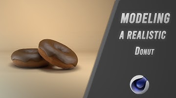 CINEMA 4D Tutorial - Modeling a realistic Donut