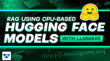 RAG using CPU-based (No-GPU required) Hugging Face Models with LLMWare on your laptop