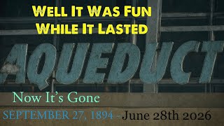 Aqueduct Racetrack Is Gone And Has Become A Racetrack Of The Past 