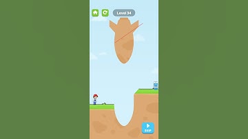 😅😅slice to save man level 34😂😂#slicetosave #game #walkthrough  #slicetosavegame #funny #shorts