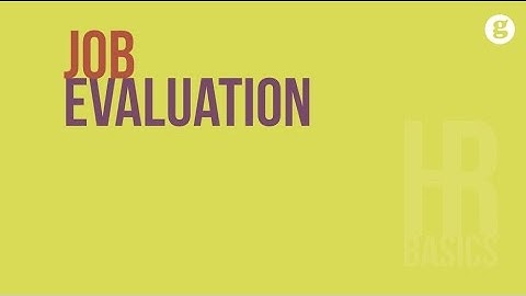 HR Basics: Job Evaluation