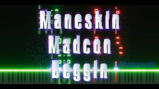 Video thumbnail of "Maneskin | Madcon - Beggin' | Piano Cover | Sheet Notes | MIDI"