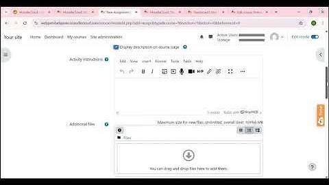Tutorial membuat kelas Online (LMS) Moodle Cloud.