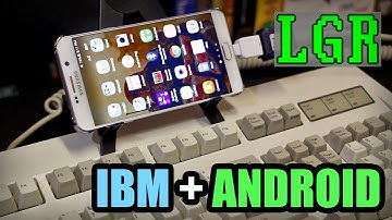 Using an IBM Model M keyboard on a Smartphone