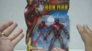 2011 Hasbro Marvel Studios Iron Man The Armored Avenger - Crimson Dynamo Toy Review