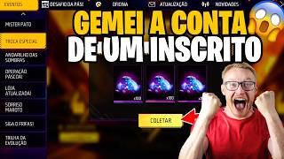 GEMEI A CONTA DE UM INSCRITO… OLHA O QUE VEIO 😳