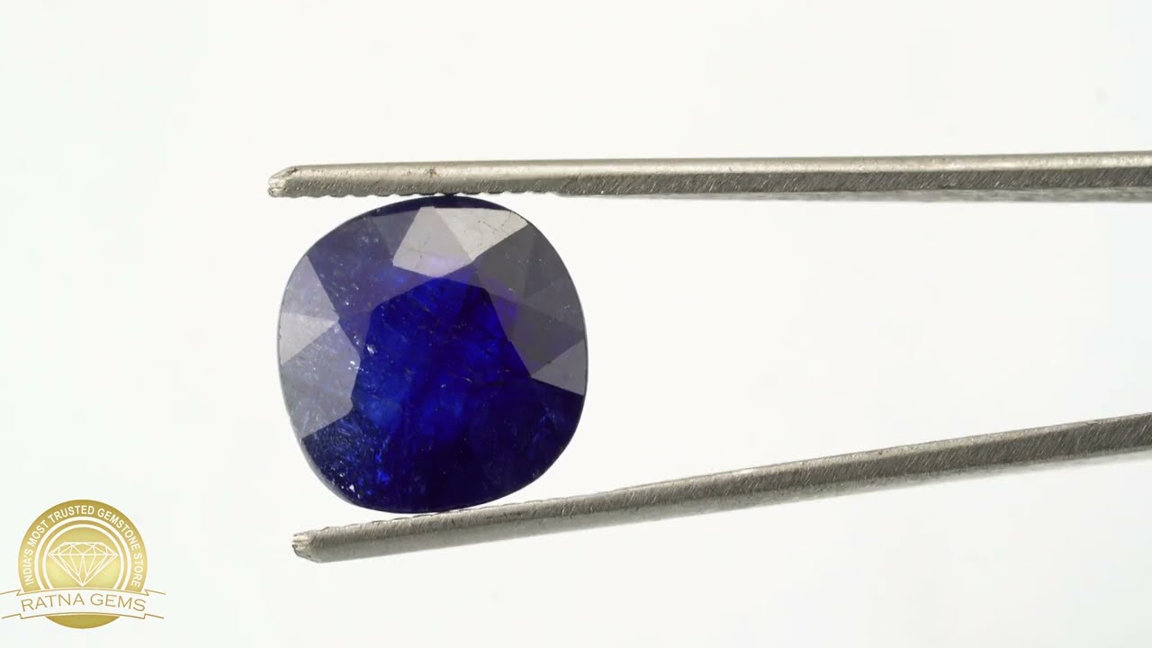 Bankok Neelam Stone 8.27 Ratti (7.53 Carat) - Blue Sapphire 3 Product video for Bankok Neelam Stone 8.27 Ratti (7.53 Carat) - Blue Sapphire
