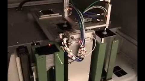 Semi-automatic Laser Marking System Pick and Place w/ Rotary Table | CMS Laser