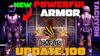 Icarus Week 108 Update! NEW POWERFUL Tachyon Workshop Armor, NEW Creature Soon & Turrets!