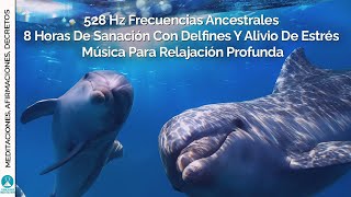 528 Hz Frecuencias ancestrales | 8 horas de sanación con delfines y alivio de estrés | Para Dormir
