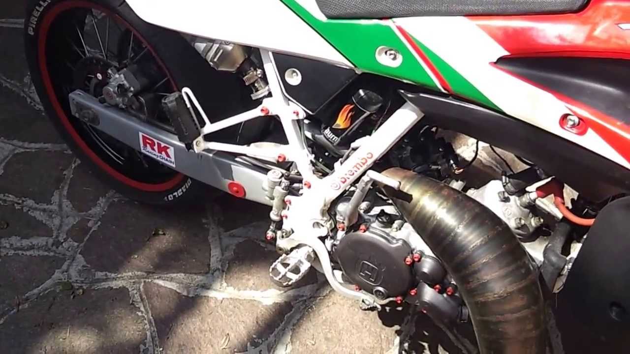 scarico completo scalvini racing husqvarna sm 125 2t