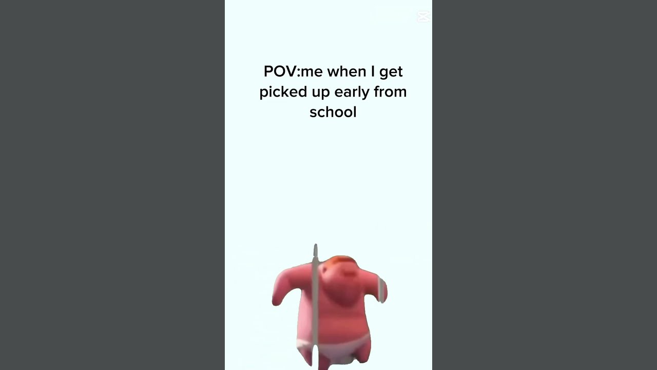 Pov I Get Picked Up Early From School Meme Nice