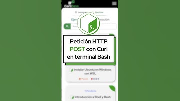 Comando curl peticiones POST HTTP API REST en Linux Bash terminal consola de comandos