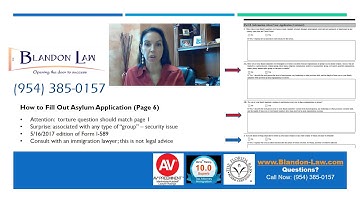 How to Complete the US Asylum Application (Form I-589 Instructions ) - p. 6