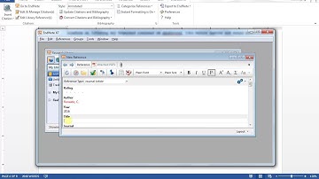 How to add an entry to EndNote X7.7 and add a citation and reference to MS Word 2013