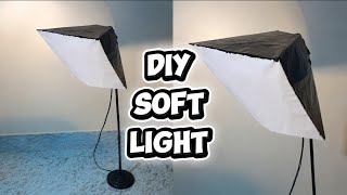 DIY Softbox Light on a Low Budget! 💡 | Easy Homemade Soft Light