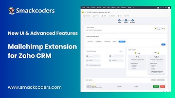 Mailchimp Extension for Zoho CRM -  New UI & Advanced Features