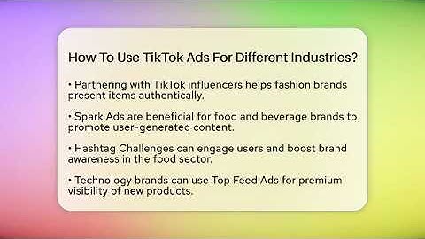 How To Use TikTok Ads For Different Industries? - Everyday-Networking