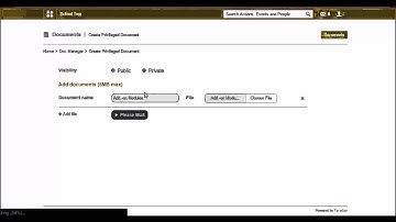 Documents Management using Fedena