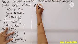 12th Business Maths|BM86|4- Miscellaneous problems in Differential equations