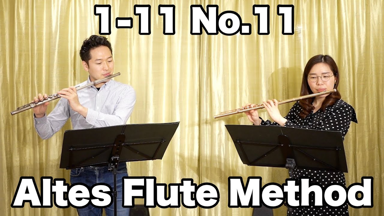 Altes flute method 1 -11 No.11〜アルテフルート教則本第1巻