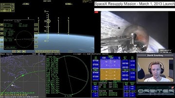 Orbiter 2010 - SpaceX Dragon March 2013 Launch - Real Time Simulation Manual Launch
